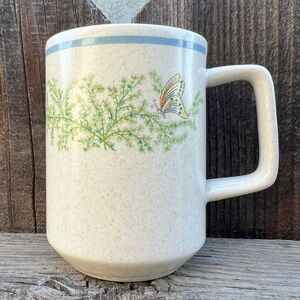 Lenox Temper-Ware collectible butterfly mug